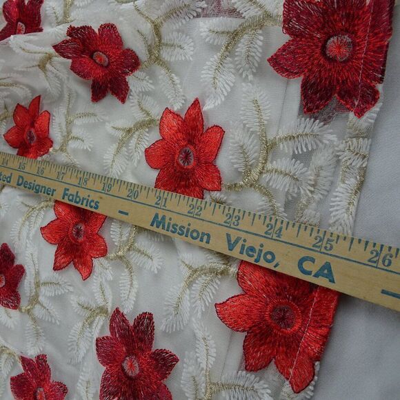 Hesperus Women Embroidery Floral Skirt Size M - Picture 12 of 12